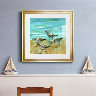 Sandpipers III - Peinture encadrée