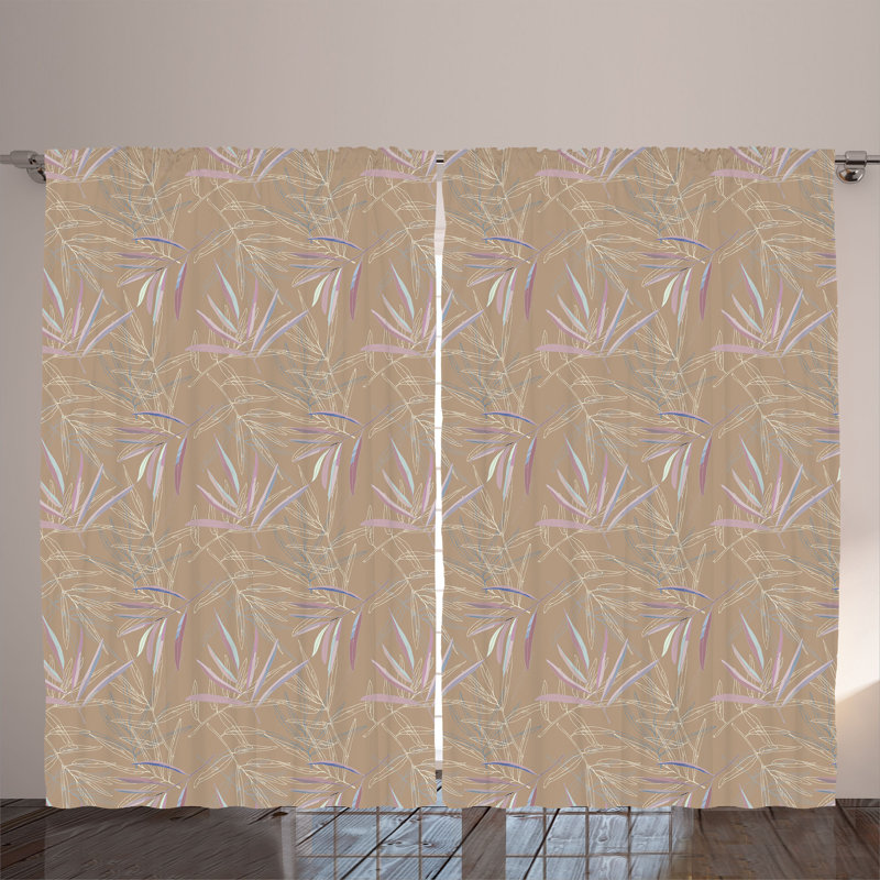 Semi Sheer Curtain Pair