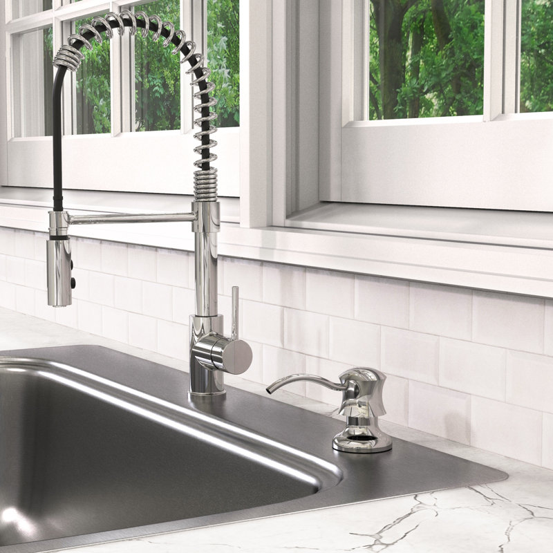 Premium Style Soap and Lotion Dispenser, Polished Chrome
