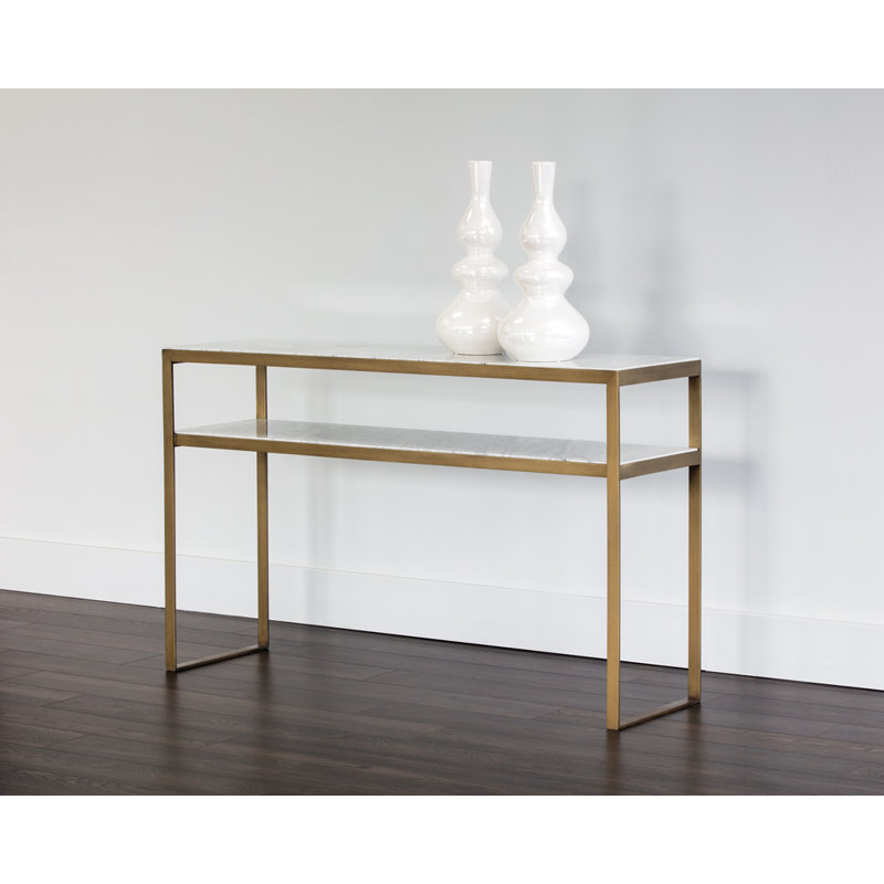 Directions 51'' W Marble Console Table