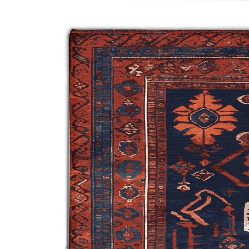 Turkish Purple Indoor and Outdoor Area Rug, Rectangulaire 8 pi x 10 pi