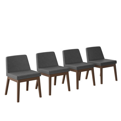 Mallorca 4Pc Indoor Grey Dining Chairs