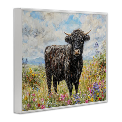 Ceinture Galloway dans Meadow, estampe numérique, design par Franklyn Gregory