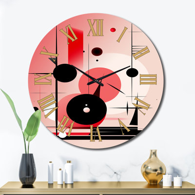 Colleene Metal Wall Clock