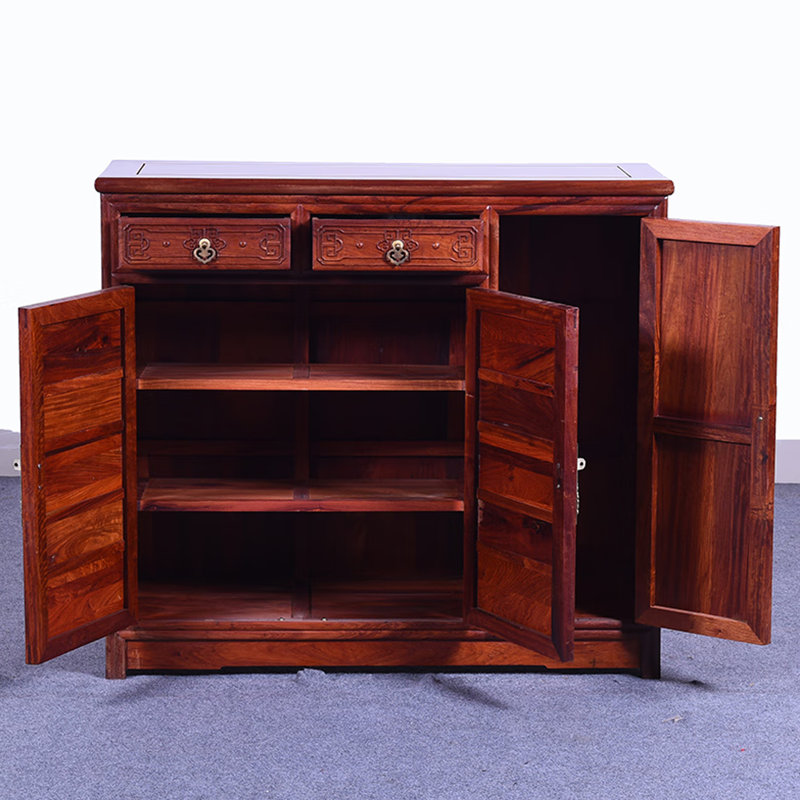 Solid wood high quality storage shoe cabinet