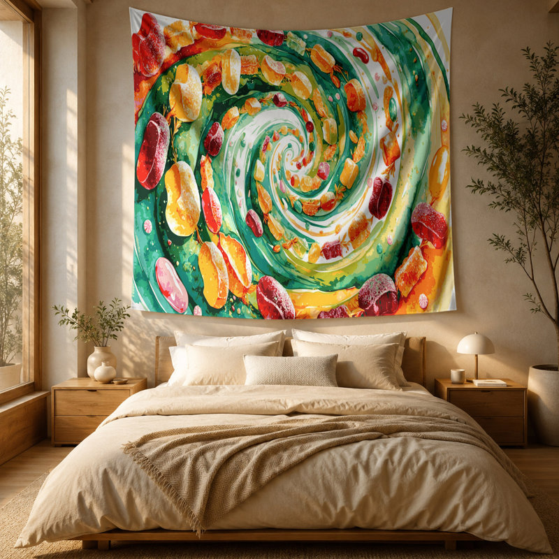 Tapisserie murale Desserts, 51 po x 60 po