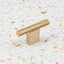 Knurled Boss Bar Handle & T-Bar Pull in Multiple Finish Variations-120875216-124874287