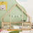 House-Shaped Floor Bed With Fence, Guardrails-1607430062-1607430051