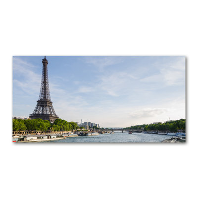 Eiffel Tower Paris - Wrapped Canvas Print