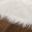 Solid Colour Faux Fur Area Rug-609004089