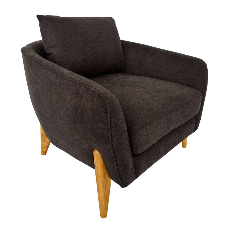 Fauteuil de lecture confortable, tonique, style décontracté, mouvement flexible, 1 siège, fauteuil d'appoint à faible empreinte pour la chambre à coucher et le bureau, empreinte, assemblage simple, couleur tendance