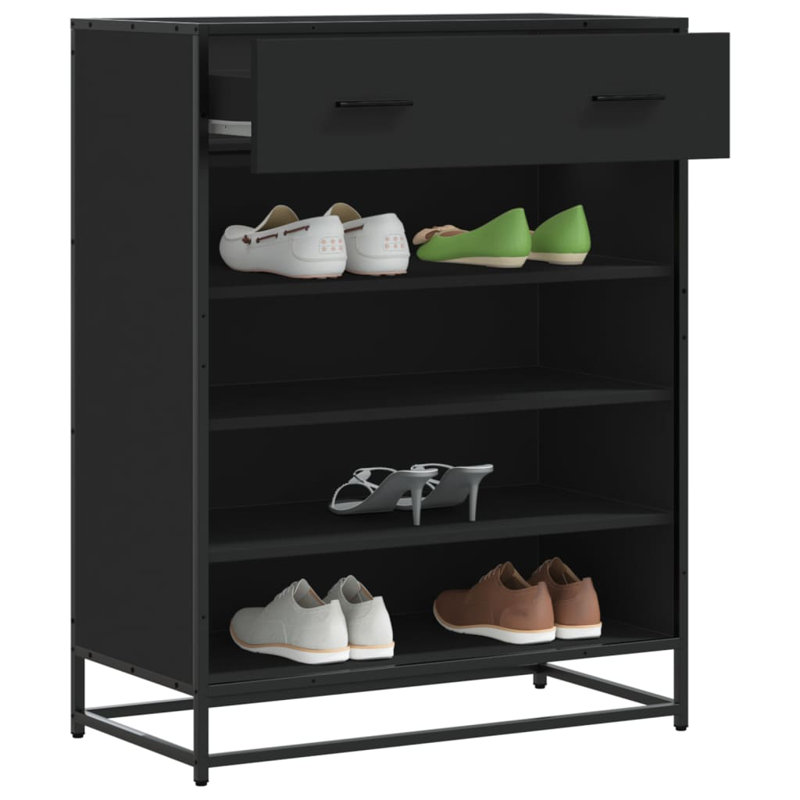Shoe Storage Cabinet, Black