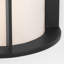 Barbara Barry Phinn 18" Linear Bath Sconce in Modern Iron with White Glass-2050023026-2050023024
