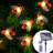 Outdoor 60 - Bulb 396'' Solar Powered LED Shaded String Light