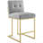 Privy Gold Stainless Steel Upholstered Fabric Counter Stool Set of 2-1784568889-1785707396
