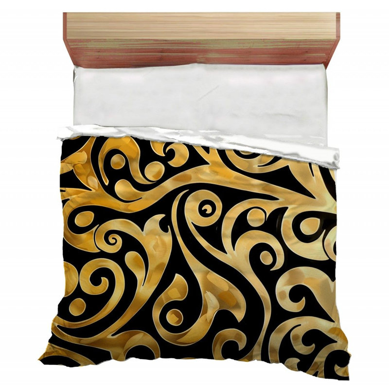 Trendy Floral Plush Microfiber / Polyester Comforter, Twin Extra Long Comforter