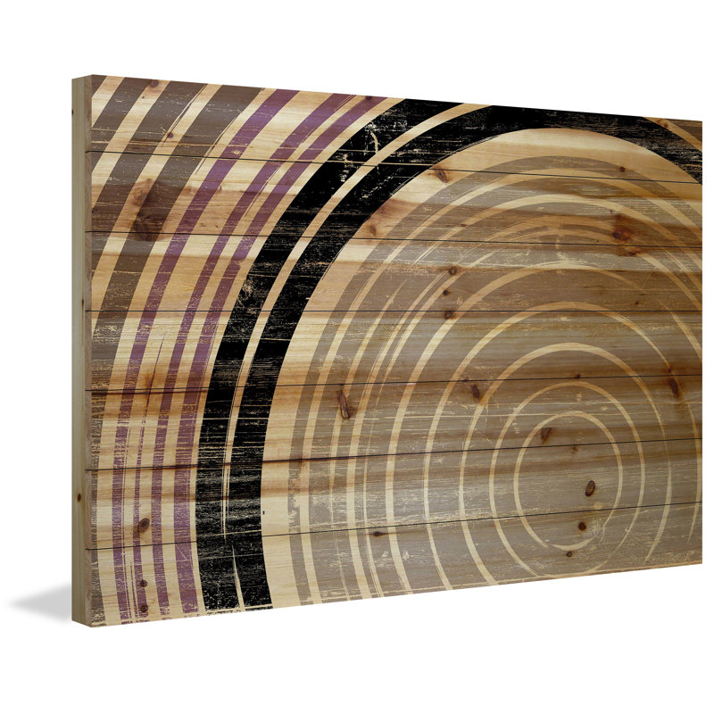« tan rings », reproduction sur bois, 24 po x 36 po