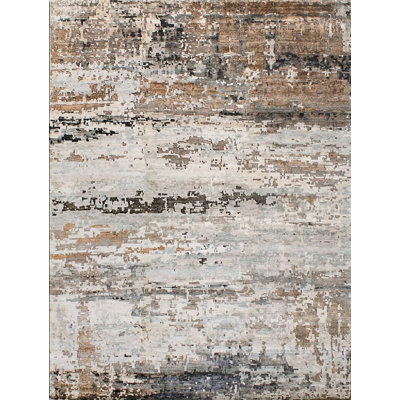 Tapis rectangulaire noué à la main 14 pi x 20 pi Rectangle