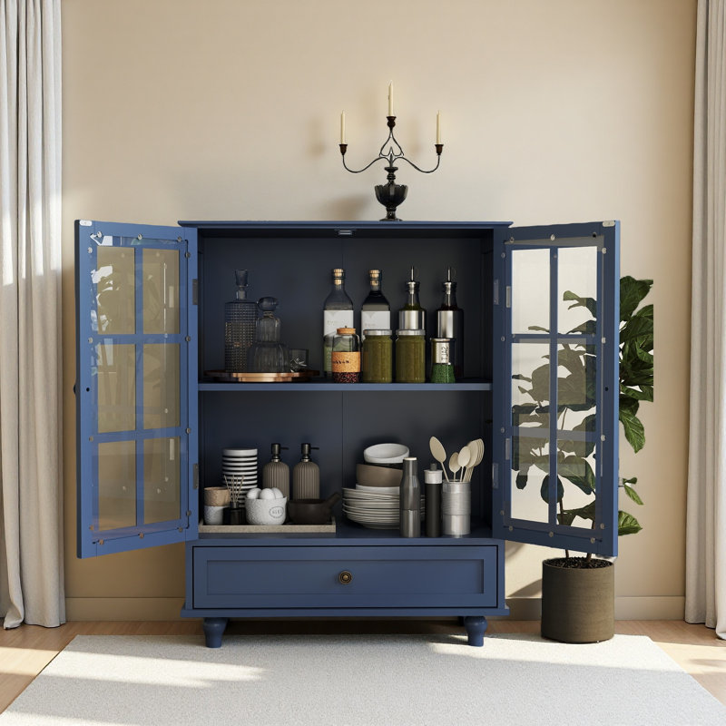 Buffet Minimalist, Bleu