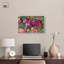 Décoration murale florale léopard rose par Art Remedy, cadre argenté, 24 x 16-5441500-5441515