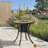 Round Metal Outdoor Dining Table , 28'' in. W 28'' in. D