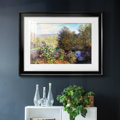 Le coin du jardin à Montgeron, 1876, reproduction d'art sur papier