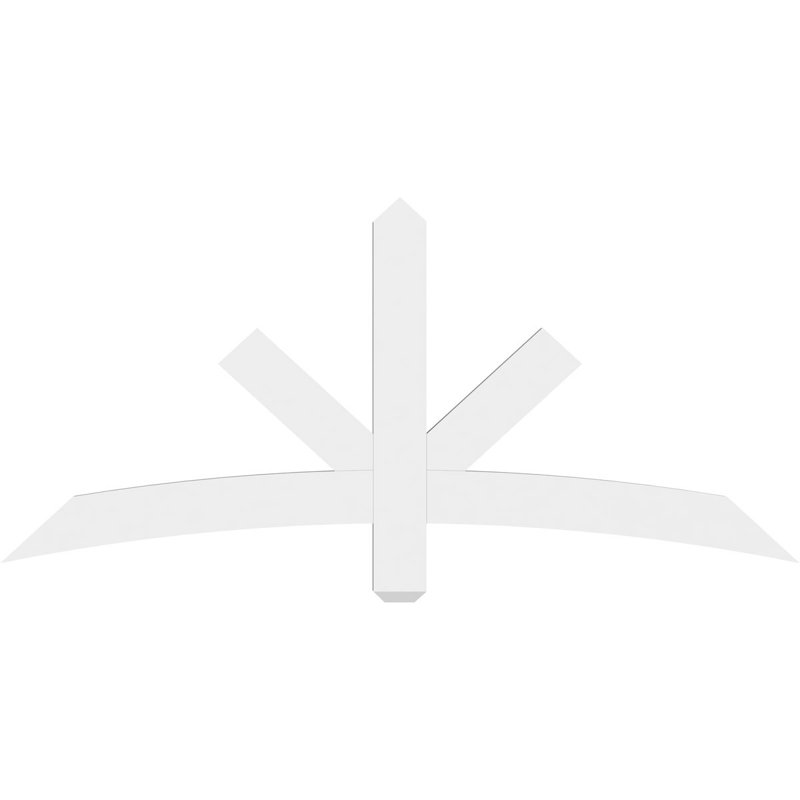 Support de pignon Alberta Alberta, H 27,5 po x l 60 po (pas: 11/12), P 2 po x F 4 po, Signature uréthane