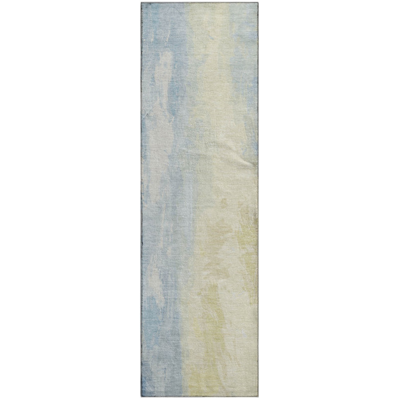 Premium Machine Washable Arnoldina AMF1844 Abstract Rug, Runner 2'3" x 7'6"