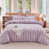 Mauve clair / blanc