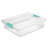 Sterilite Plastic Stackable Storage Bin w/Clear Latch Lid-99476635-99476634