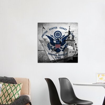 Coast Guard Flag, Coast Guard Cutter Dallas with Lomo Films Graphic Art on Canvas -  Winston Porter, 172E9D4553FE4D0FAB2543C1E7DEB750