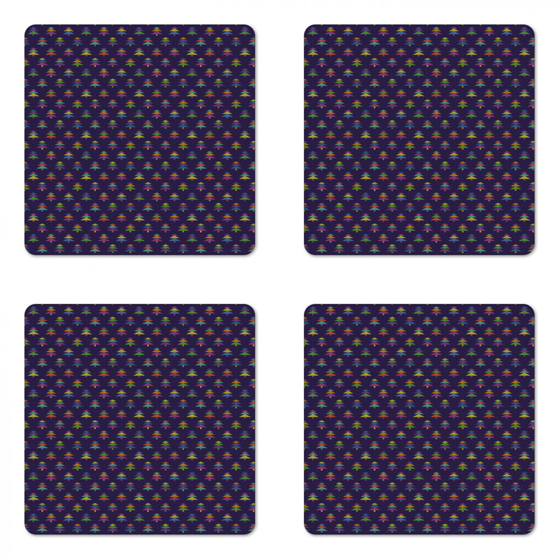 Sous-verre coloré