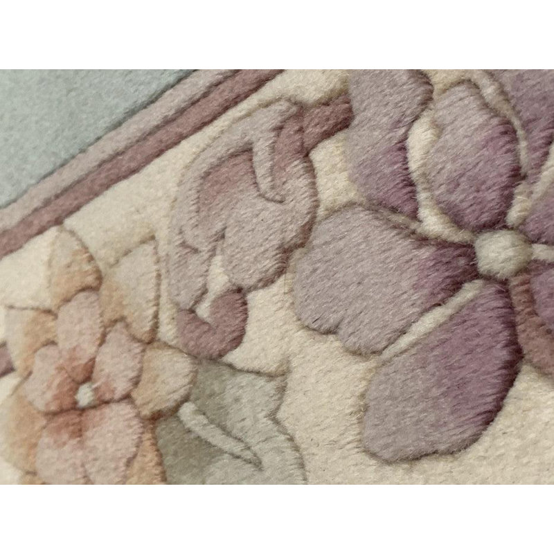 Floral Area Rug in Blue