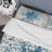 Geometric Blue Spots - Modern & Contemporary Duvet Cover Set - Microfiber Polyester-38758683