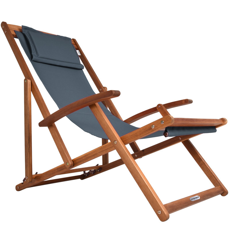 37.01cm Long Reclining Single Chaise, Anthracite