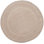 Tapis beige en laine touffeté à la main Cruz