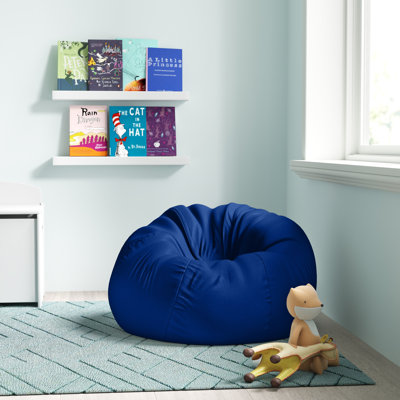 Classic Refillable Cotton Bean Bag Chair by Mack & Milo