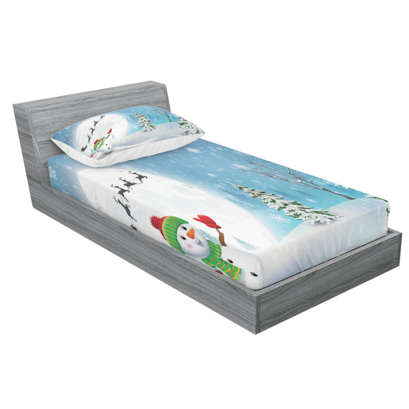 Microfiber Sheet Set, Twin XL Sheet Set with Fitted Sheet