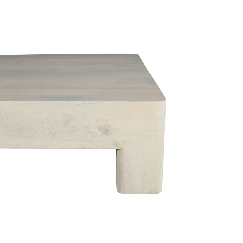 Contemporary Solid Wood Square Coffee Table