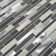 Urban Loft 12" x 12" Interlocking Pattern Glass/Stone/Metal Mosaic Tile