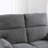 Niven 2-Piece Modern Comfort Living Room Set With Manual Reclining Loveseat And Power Recliner With USB