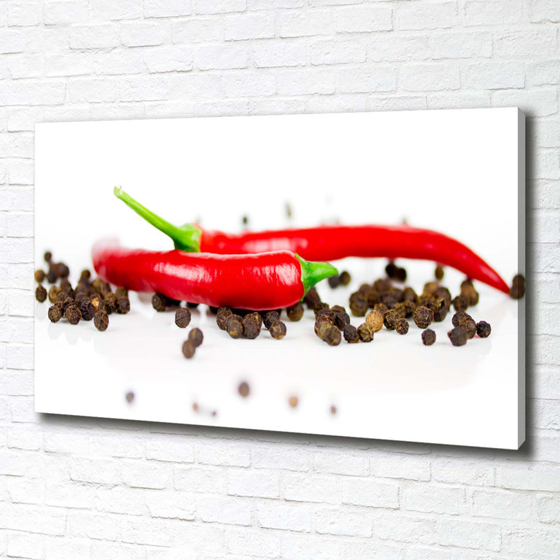 Chilli And Pepper - Wrapped Canvas Print