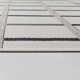 Leyla Rectangle Geometric Machine Woven Polypropylene Indoor / Outdoor Area Rug in Gray/Black