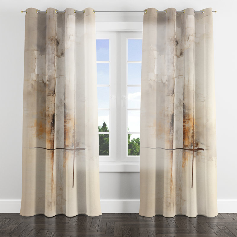 Aylan - Traditional Velvet Grommet Curtain - Room Darkening - 1 panel, 52" W x 108" L, Golden Grommets