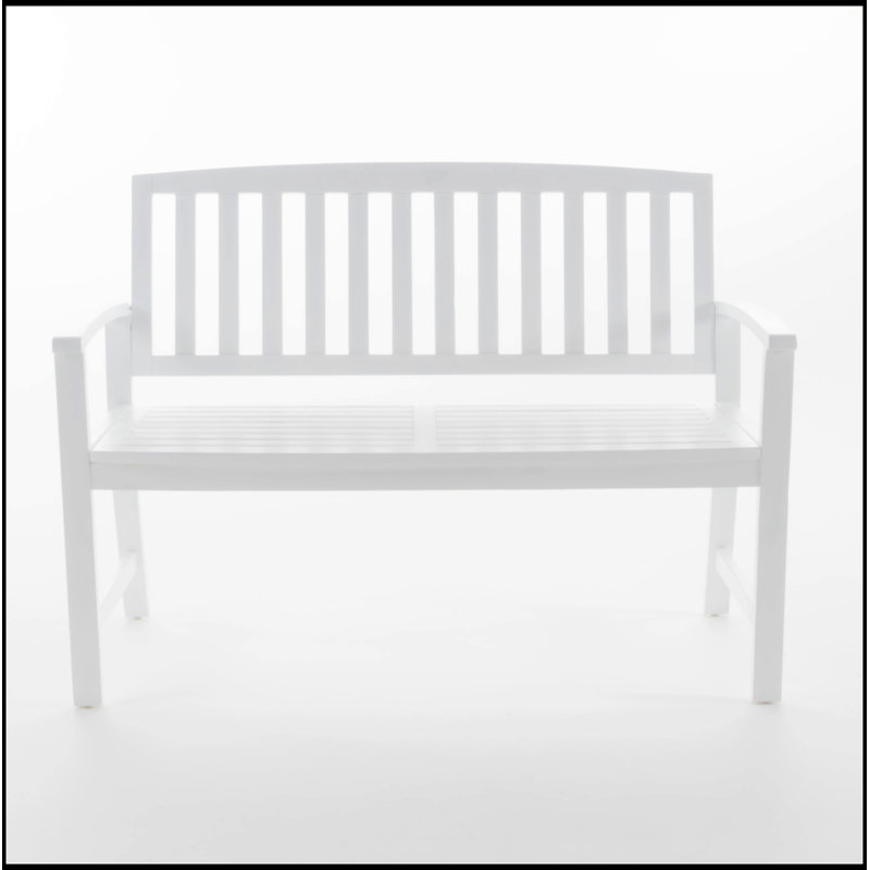 Banc en bois Farmhouse, Blanc