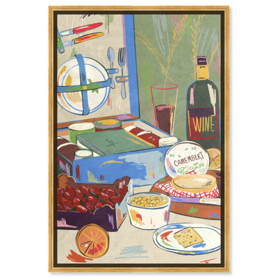 "Wine and More", impression sur toile par Art Remedy