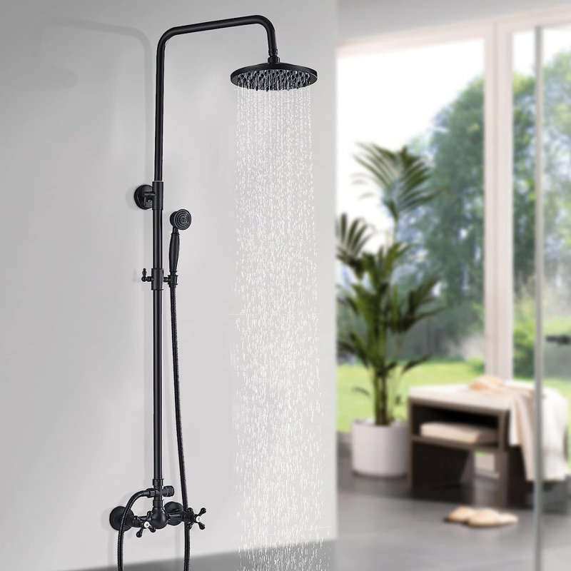Système de douche complet avec valve brute