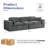110" Oversized Sofa For Living Room-637825918