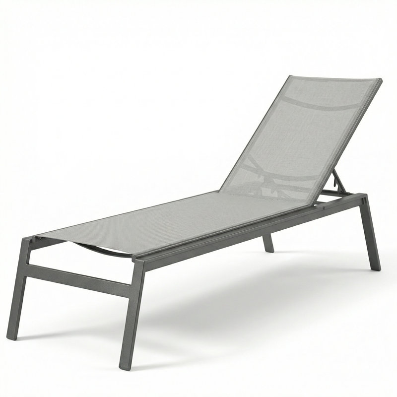Chaise, Augustine Alloy II Sling/Anthracite