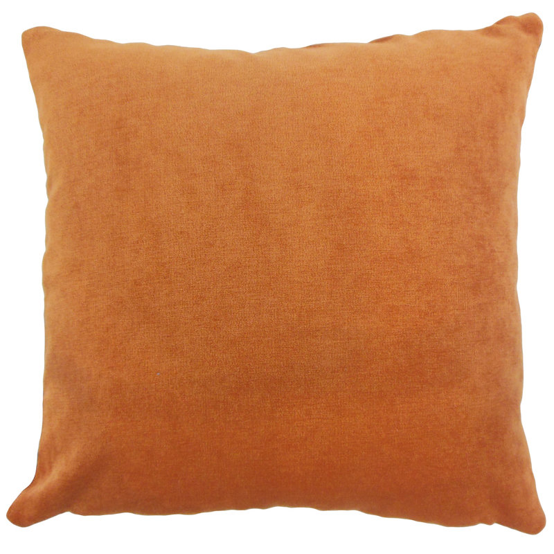  Housse de coussin uni, 20 po x 20 po, Gingembre
